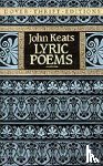 Keats, John, Javed Qureshi, Muhammad Tahir - Lyric Poems