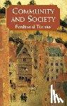 Tonnies, Ferdinand - Community and Society
