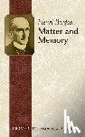 Bergson, Henri - Matter and Memory
