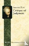 Kant, Immanuel - Critique of Judgement