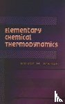 Mahan, Bruce H - Elementary Chemical Thermodynamics
