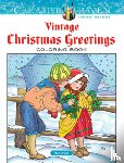 Noble, Marty - Creative Haven Vintage Christmas Greetings Coloring Book
