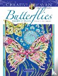 Sarnat, Marjorie - Creative Haven Butterflies Flights of Fancy Coloring Book