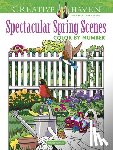 Toufexis, George - Creative Haven Spectacular Spring Scenes Color by Number