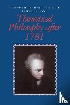 Kant, Immanuel - Theoretical Philosophy after 1781