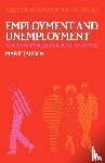 Jahoda, Marie - Employment and Unemployment