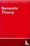 Kempson, Ruth M. - Semantic Theory
