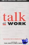  - Talk at Work - Interaction in Institutional Settings