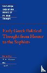  - Early Greek Political Thought from Homer to the Sophists