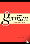 Durrell, Martin (University of Manchester) - Using German Synonyms