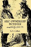 Cohen, G. A. (All Souls College - Self-Ownership, Freedom, and Equality