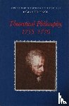 Kant, Immanuel - Theoretical Philosophy, 1755–1770