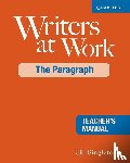 Singleton, Jill (Towson State University - Writers at Work: The Paragraph Teacher's Manual
