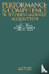  - Performance and Competence in Second Language Acquisition