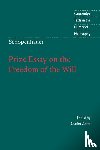 Schopenhauer - Schopenhauer: Prize Essay on the Freedom of the Will