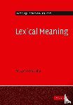 Murphy, M. Lynne (University of Sussex) - Lexical Meaning