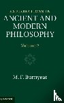 Burnyeat, M. F. (University of Cambridge) - Explorations in Ancient and Modern Philosophy