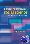 Manicas, Peter T. (University of Hawaii, Manoa) - A Realist Philosophy of Social Science - Explanation and Understanding