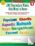 Beech, Linda - 240 Vocabulary Words Kids Need to Know: Grade 4