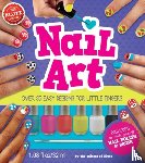 Klutz - Nail Art: Over 35 Easy Designs for Little Fingers [With Non-Toxic Peel-Off Nail Polish and Brush]