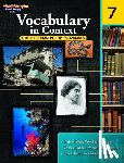 Houghton Mifflin Harcourt - Vocabulary in Context for the Common Core Standards Reproducible Grade 7