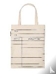  - Library Card (Natural) Tote Bag