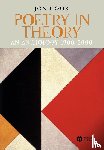 Cook, Jon (University of East Anglia) - Poetry in Theory