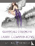 Fenech, Selina - Fairy Companions - Grayscale Coloring Edition