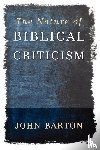 Barton, John - The Nature of Biblical Criticism