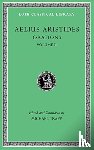 Aristides Theodorus, Publius Aelius - Orations, Volume II