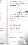 Gillan, Crawford, Evans, Harold - Essential English for Journalists, Editors and Writers