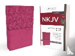 Thomas Nelson - NKJV, Value Thinline Bible, Leathersoft, Pink, Red Letter Edition, Comfort Print