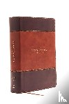 Thomas Nelson - KJV, The King James Study Bible, Leathersoft, Brown, Thumb Indexed, Red Letter, Full-Color Edition