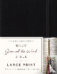 Thomas Nelson - NKJV, Journal the Word Bible, Large Print, Hardcover, Black, Red Letter