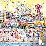 Galison - Michael Storrings Summer at the Amusement Park 500 Piece Puzzle