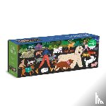 Galison - Dog Walk 1000 Piece Panoramic Puzzle
