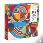 Galison - Frank Lloyd Wright Hoffman House Rug 500 Piece Puzzle with Shaped Pieces