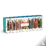 Galison - Frank Lloyd Wright Colored Pencils Shaped 1000 Piece Panoramic Puzzle