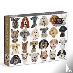 Galison - Paper Dogs 1000 Pc Puzzle