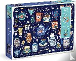 Galison - Tea Time 1000 Piece Puzzle with Shaped Pieces