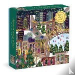 Galison - Joy Laforme Sparkling City 1000 Piece Foil Puzzle In a Square Box