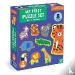 Mudpuppy - Happy Animals 2 Piece My First Puzzles