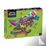 Mudpuppy - Jurassic Skatepark 75 Piece Shaped Scene Puzzle