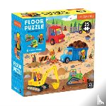 Mudpuppy - Construction Site 25 Piece Floor Puzzle with Shaped Pieces