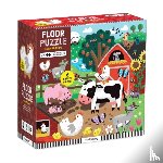 Mudpuppy - Farm Friends 25 Piece Floor Puzzle with Shaped Pieces