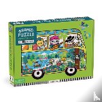Mudpuppy - Adventure Van 75 Piece Shaped Scene Puzzle