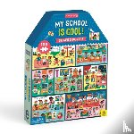 Mudpuppy - My School is Cool 100 Piece Puzzle House-shaped Puzzle