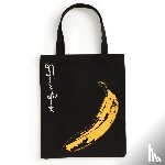 Galison - Warhol Banana Canvas Tote Bag - Black