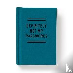 Brass Monkey, Brass, Galison - Definitely Not My Passwords - Password Diary