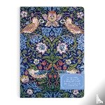 Galison, Morris, William - William Morris Strawberry Thief Handmade Embroidered B5 Journal